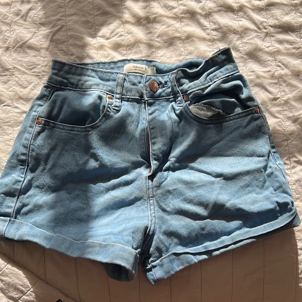 Forever 21 high waisted shorts.